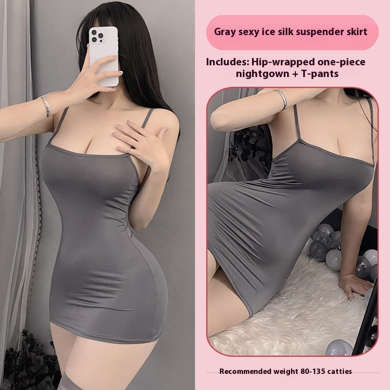 Sexy Lingerie Lace Seduction Hip Skirt