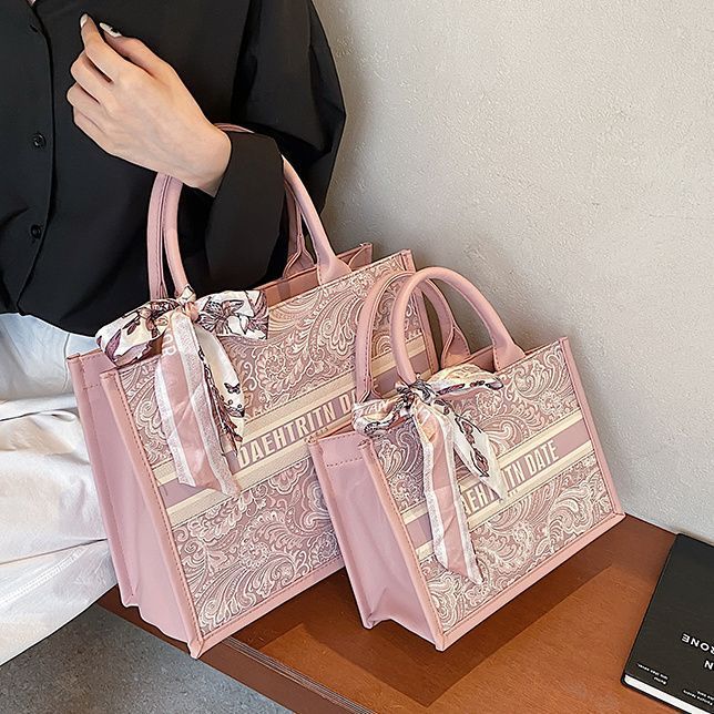 Women's Versatile Printed Hard Bottom Three-dimensional Tote Bag