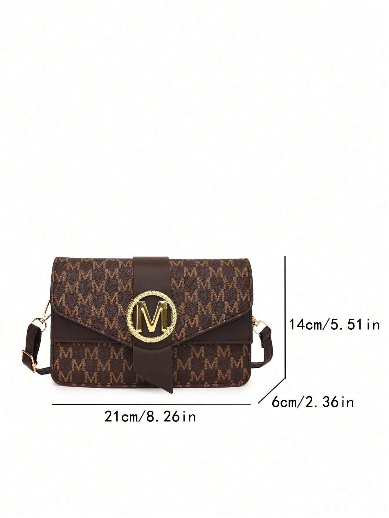 Fashionable And Versatile Girl's Single Shoulder Crossbody Small Square Bag